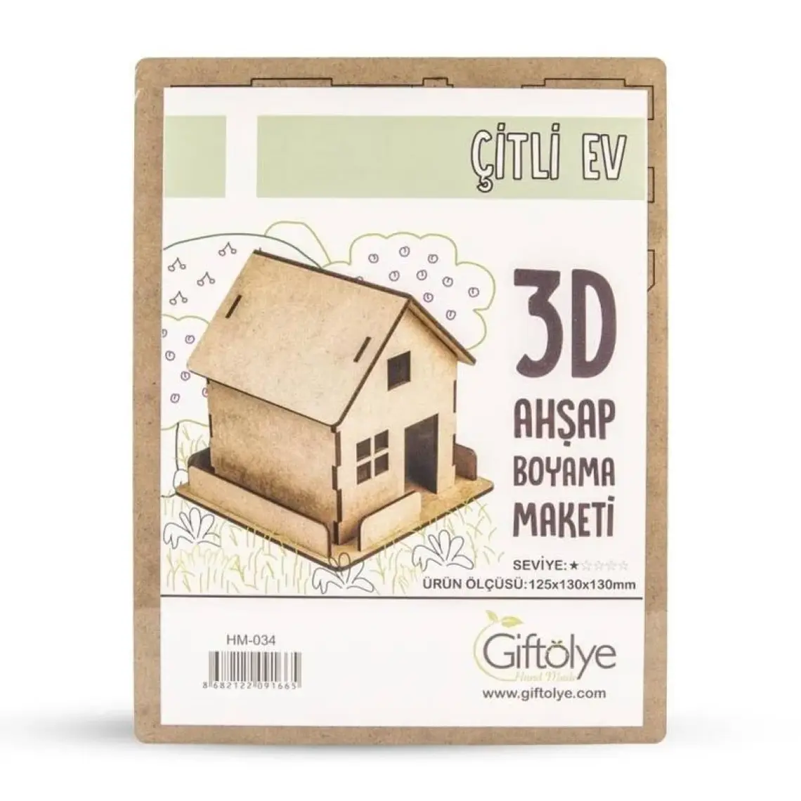 Giftölye Maket Çitli Ev