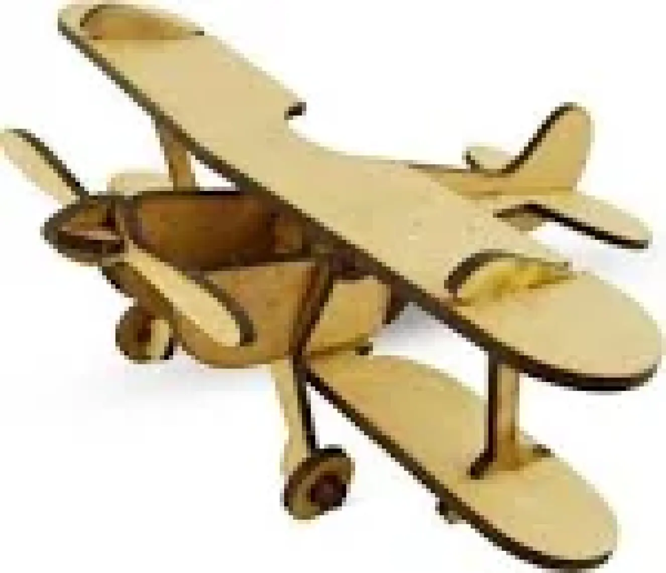 Südor Wood Ahşap Kendin Yap Maket Uçak 150 x 140 x 70 mm