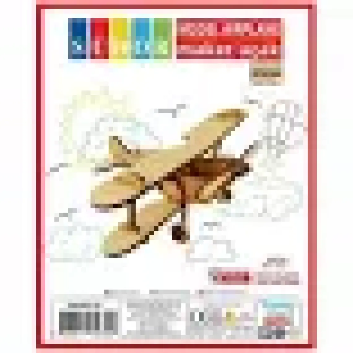 Südor Wood Ahşap Kendin Yap Maket Uçak 150 x 140 x 70 mm