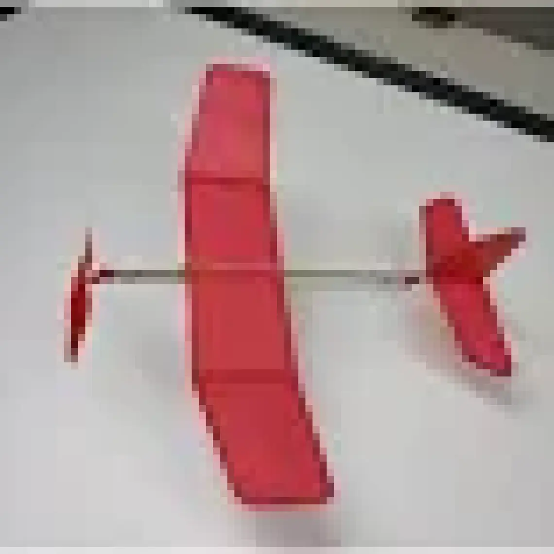 Hobi Modelci Lastik Motorlu Model Uçak Maket Uçak 3D Puzzle