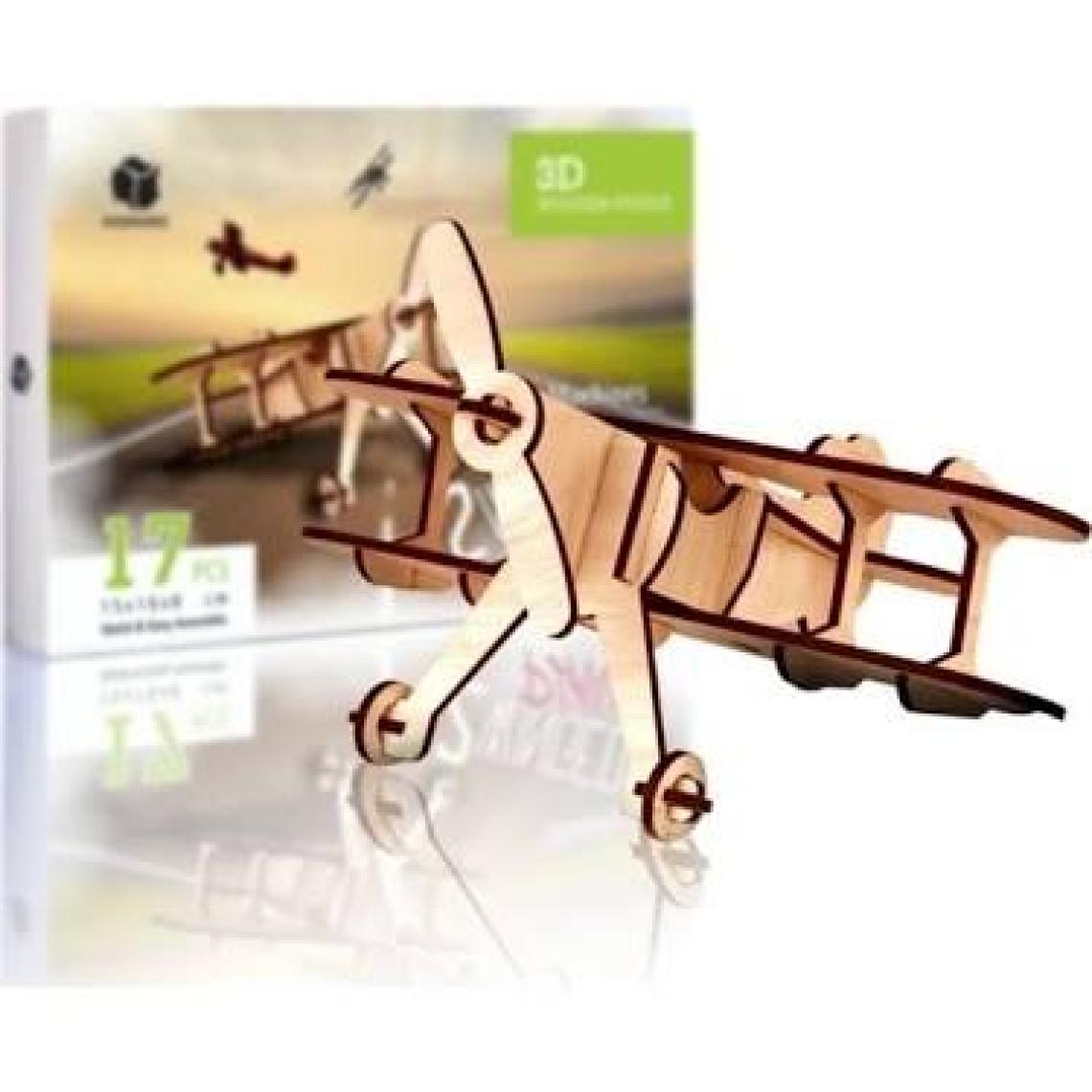 Pershang 2 Kanatlı Uçak 17 Parça Ahşap 3D Puzzle