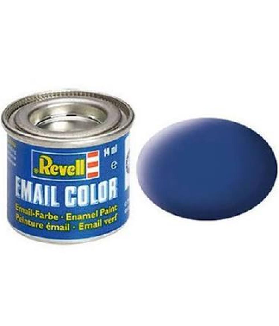 Revell-32156 Mat Mavi Plastik Maket Boyası (Yağlı Boya)