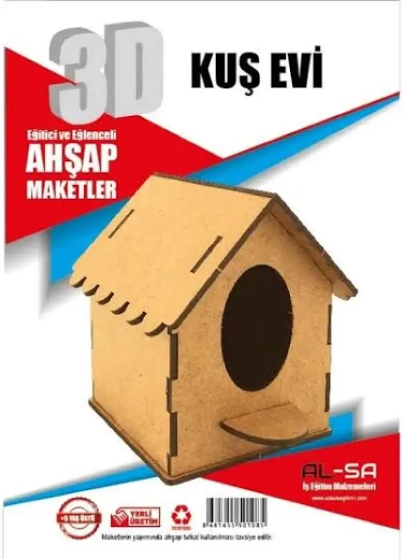 Alsa Eğitici ve Eğlenceli Ahşap Maket Köprü
