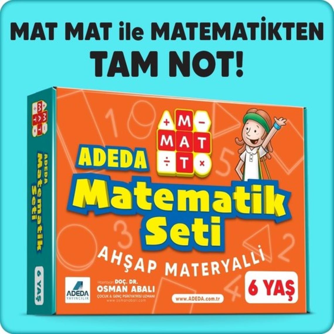 Adeda Yayıncılık Adeda Matematik Seti 6 Yaş - Osman Abalı (Ahşap Materyalli)
