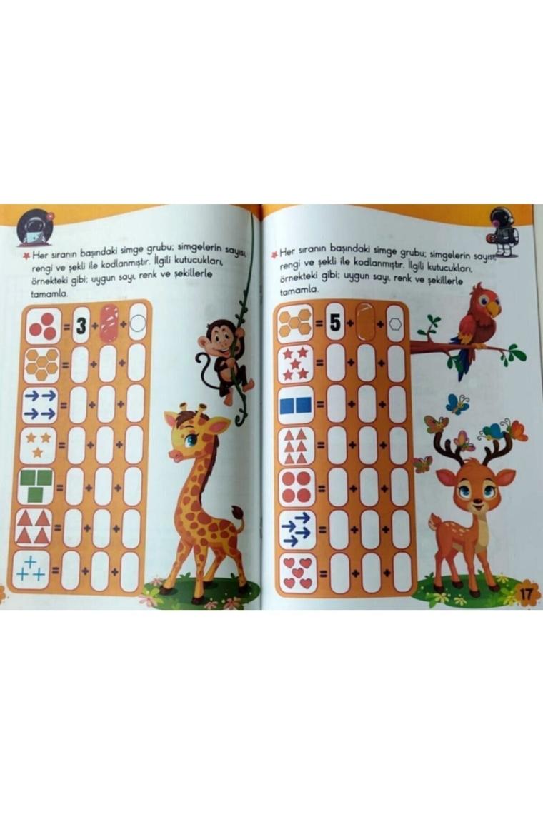 Okul Öncesi Ingilizce Ve Kodlama Eğitim Seti 10 Kitap