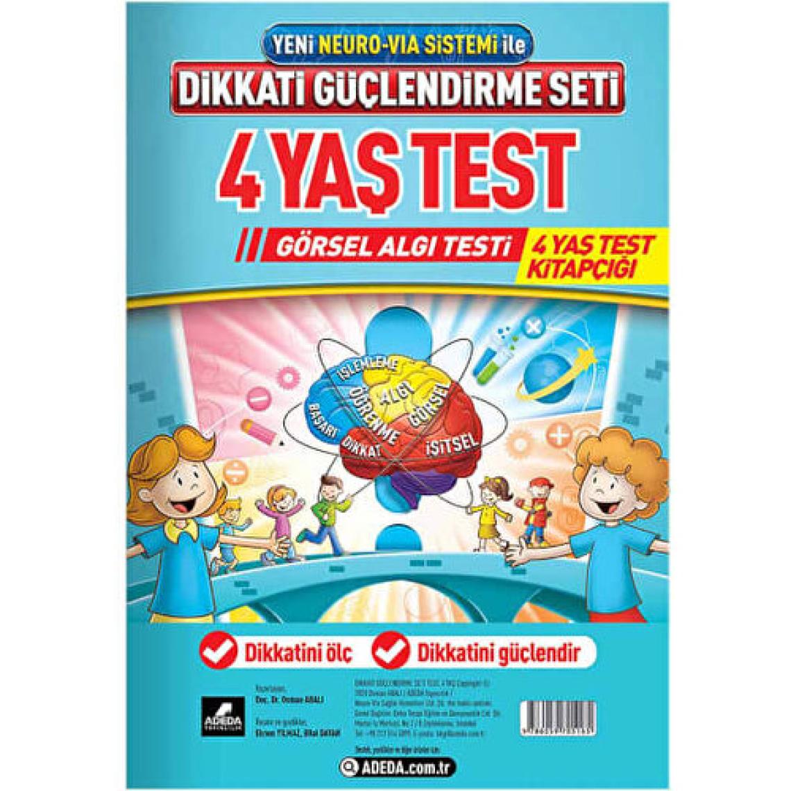 Adeda Yayıncılık Adeda DGS 4 Yaş Görsel Algı Testi