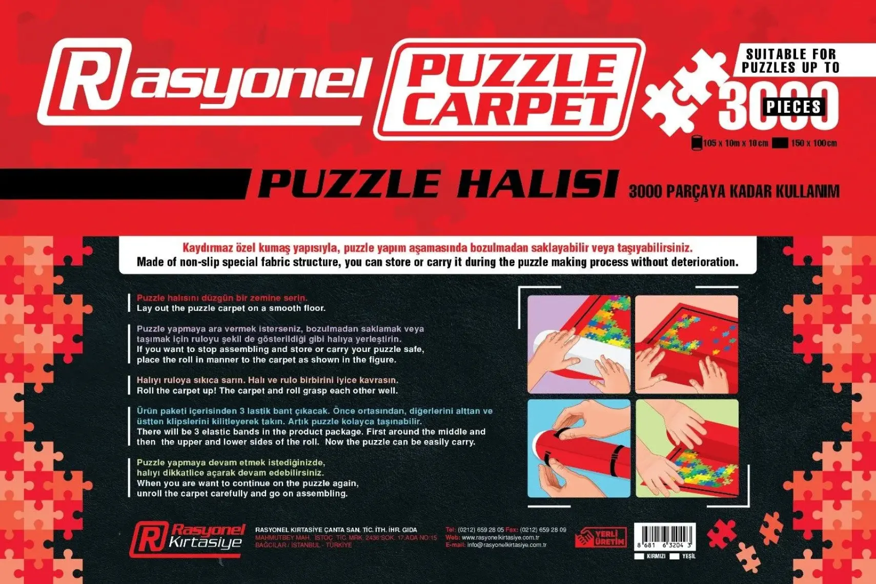 Rasyonel Puzzle Halısı 150 x 100 cm