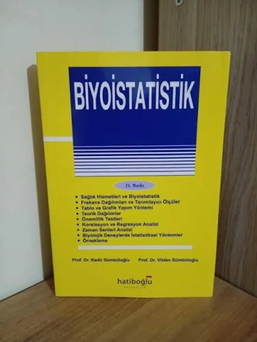 Biyoistatistik - Kadir Sümbüloğlu