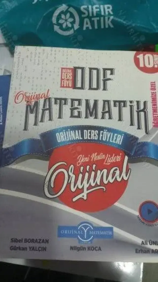 Orijinal 10. Sınıf Matematik ODF Orijinal Ders Föyleri Ayraç Hediyeli Fenomen Önerili