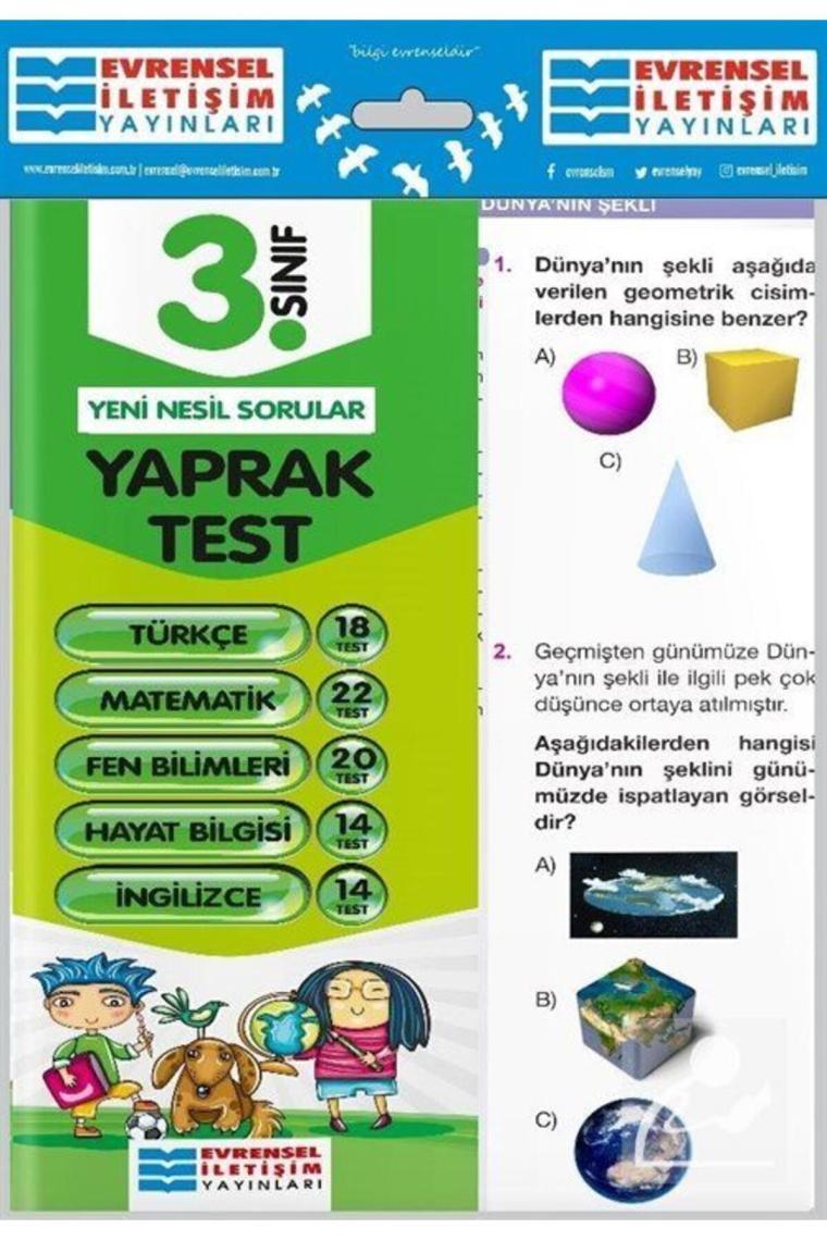 3. Sınıf Tüm Dersler Yaprak Testler