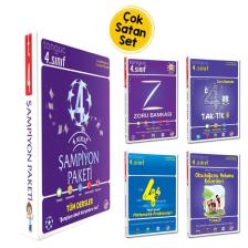 4. Sınıf Şampiyon Paketi Set - 4 Kitap