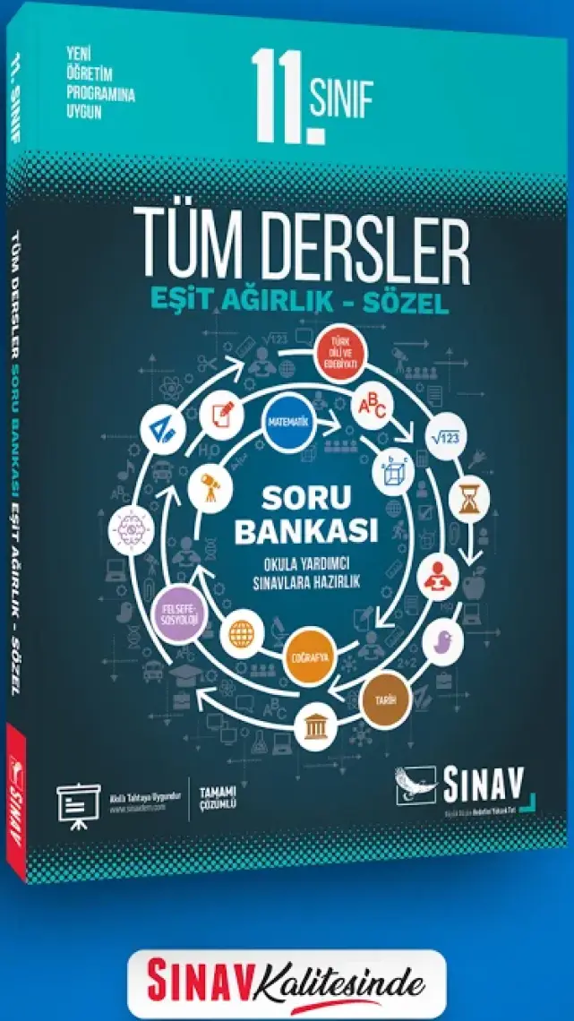 Sınav 11. Sınıf Tüm Dersler Eşit Ağırlık Sözel Soru Bankası