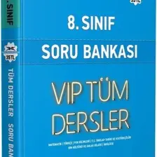 Editör 8. Sınıf Vıp Tüm Dersler Soru Bankası Mavi Kitap