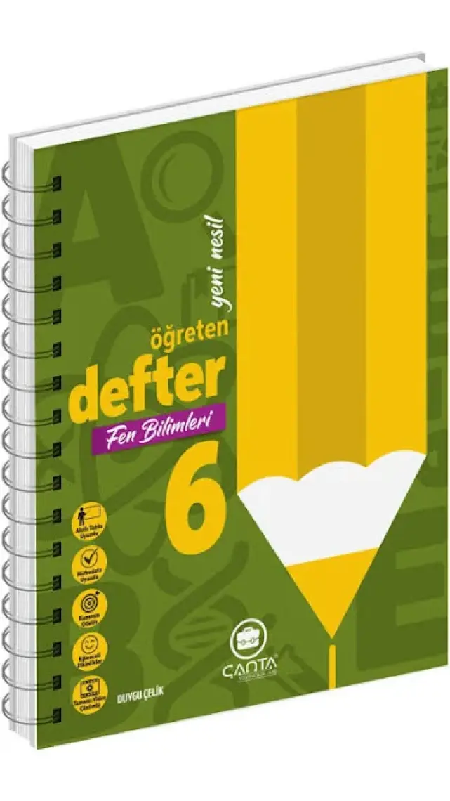 6.sınıf Fen Bilimleri Yeni Nesil Öğreten Defter