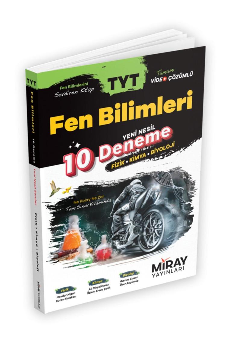 Tyt Fen Bilimleri Yeni Nesil 10 Deneme