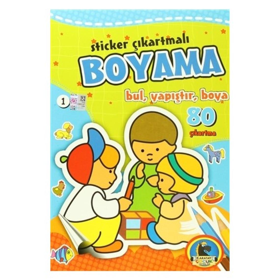 Sticker Çıkartmalı Boyama (6 Kitap Takım)
