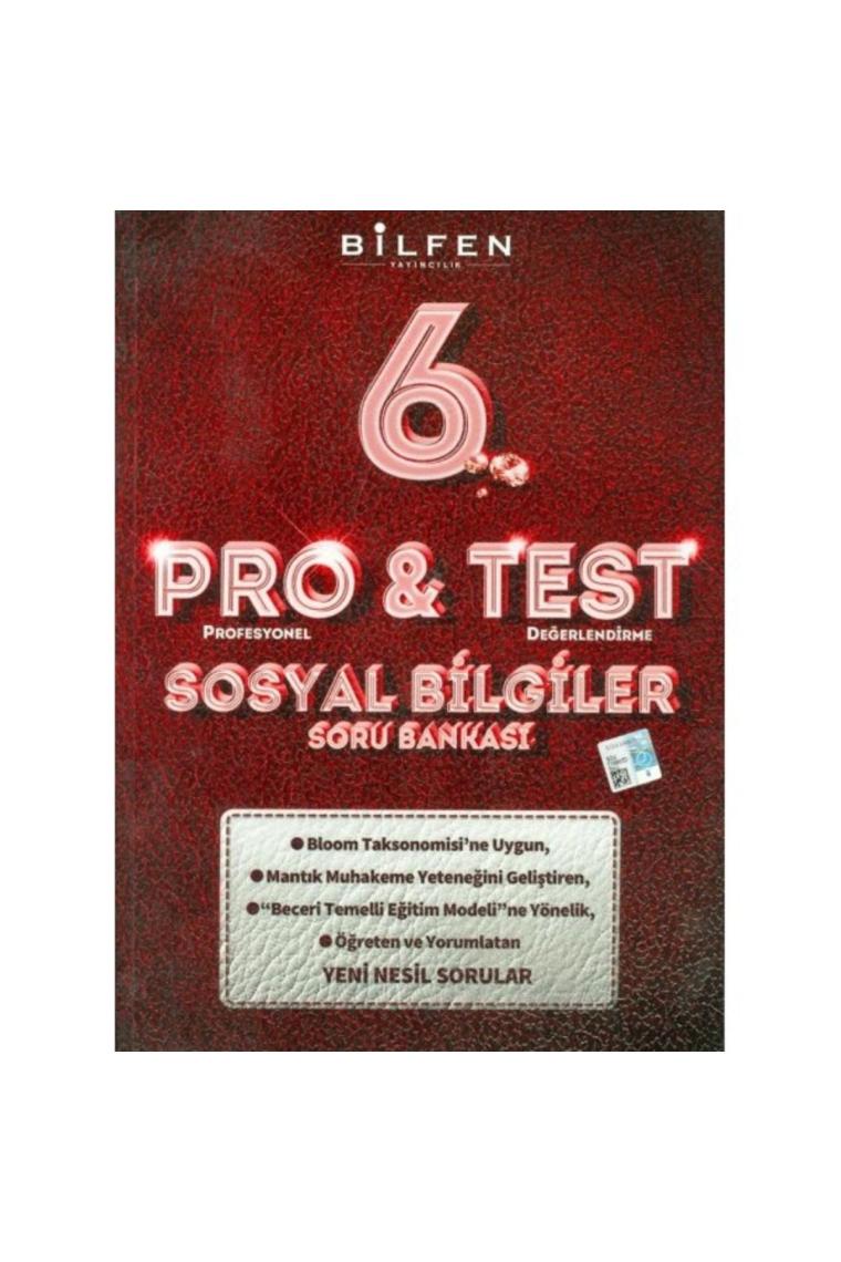 6. Sınıf Pro & Test Sosyal Bilgiler Soru Bankası Yeni Sürpriz Hediye