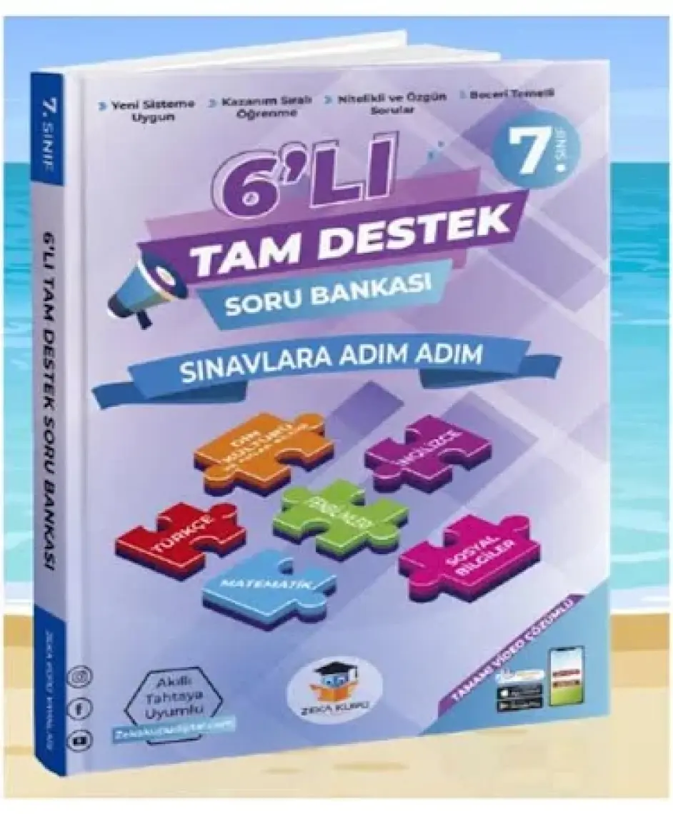 7. Sınıf 6'lı Tam Destek Tüm Dersler Soru Bankası
