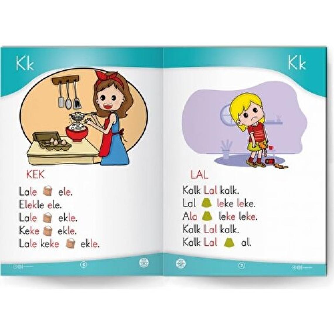 Çocuk Akademi İlk Okuma Yazma Seti (Dik Temel Harfler)