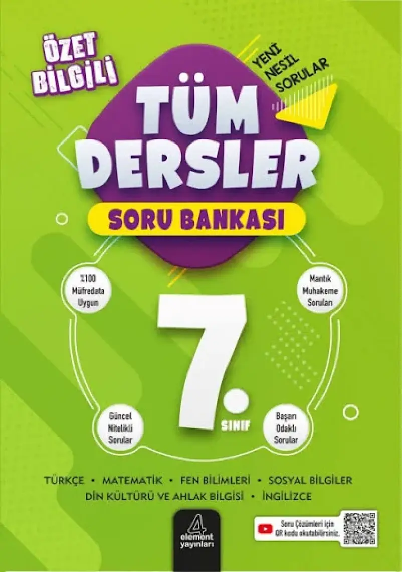 7. Sınıf Tüm Dersler Soru Bankası