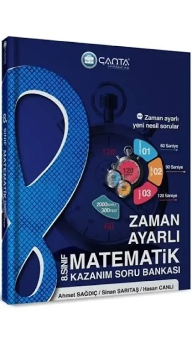 8.Sınıf Matematik Zaman Ayarlı Kazanım Soru Bankası Süper Kitap