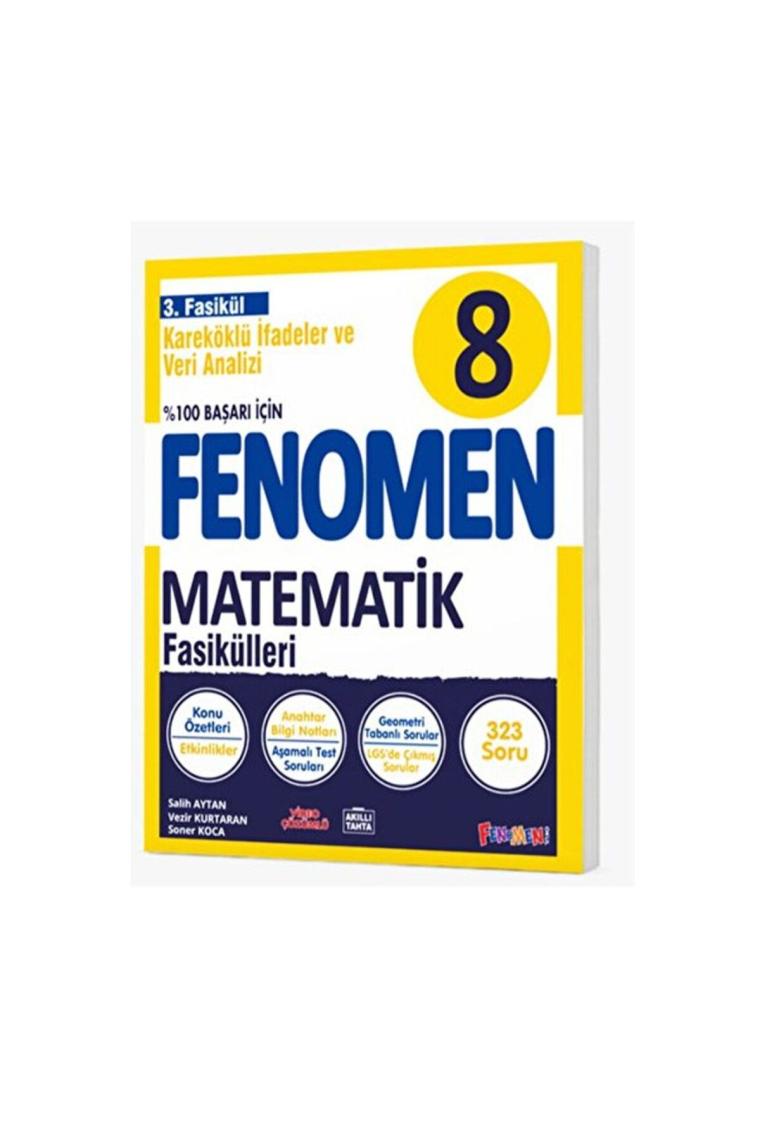 Fenomen 8. Sınıf Lgs Matematik 3. Fasikül Konu Özetli Soru Bankası