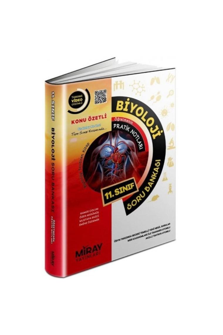 Miray 11. Sınıf Biyoloji Konu Özetli Soru Bankası