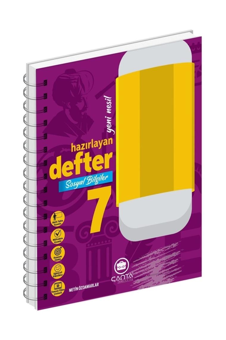 7. Sınıf Sosyal Bilgiler Yeni Nesil Hazırlayan Defter Çanta Yayın (Güncel İçeriğe Sahiptir)