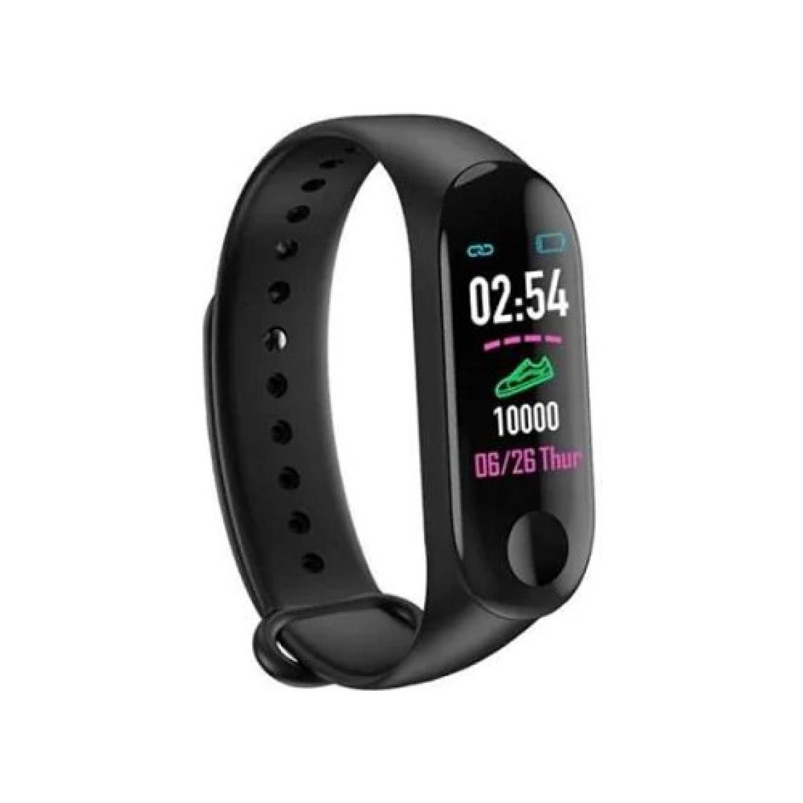 Teknomila Siyah M3 Band Spor Modları, Nabız Ölçer Akıllı Bileklik Akıllı Saat M3BAND
