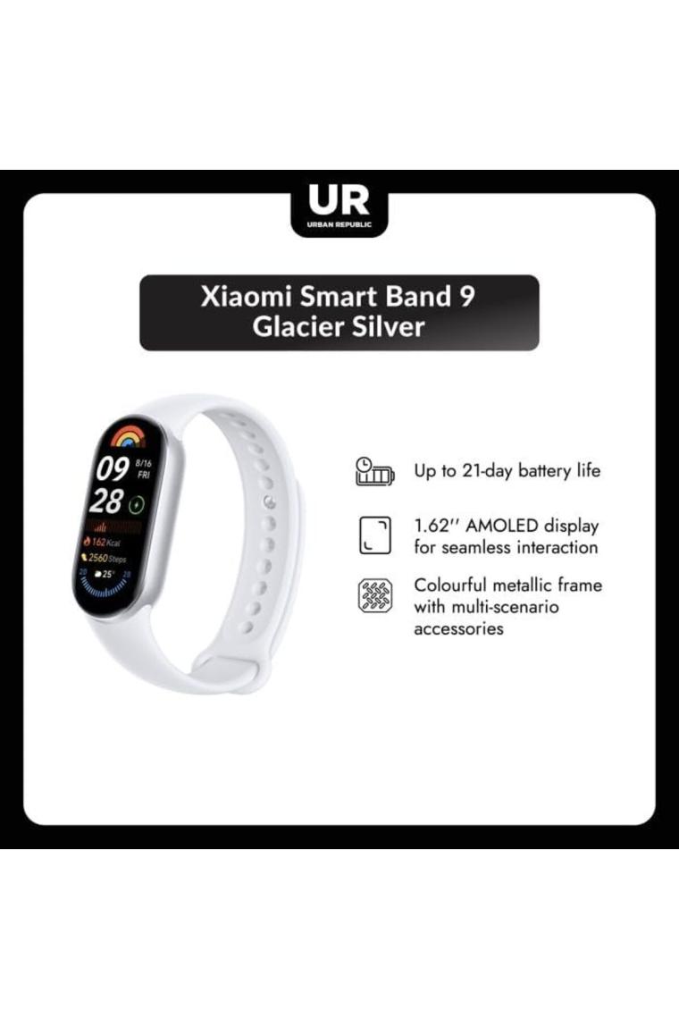 Xiaomi Smart Band 9 Akıllı Bileklik Glacier Silver