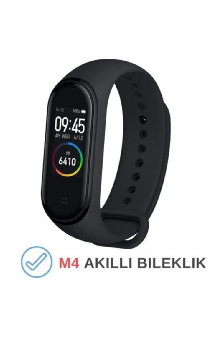 M4 Renkli Ledli Ekran Su Geçirmez Akıllı Bileklik, Adımsayar