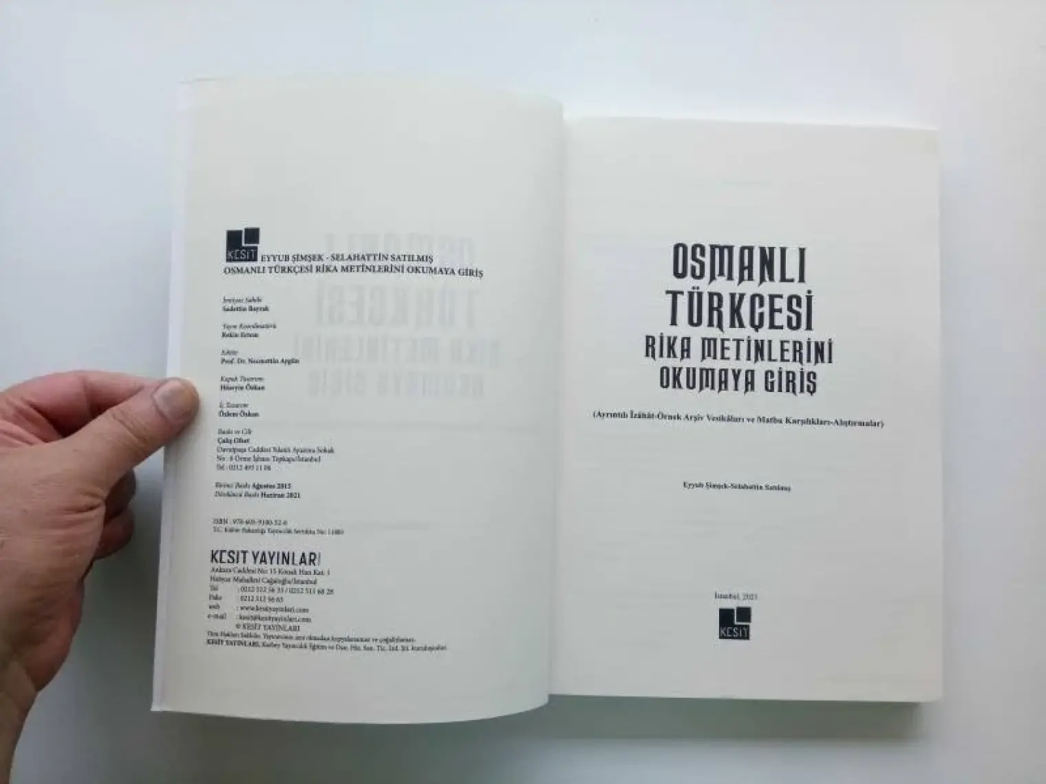 Osmanlı Türkçesi Rika Metinlerini Okumaya Giriş - Eyyub Şimşek