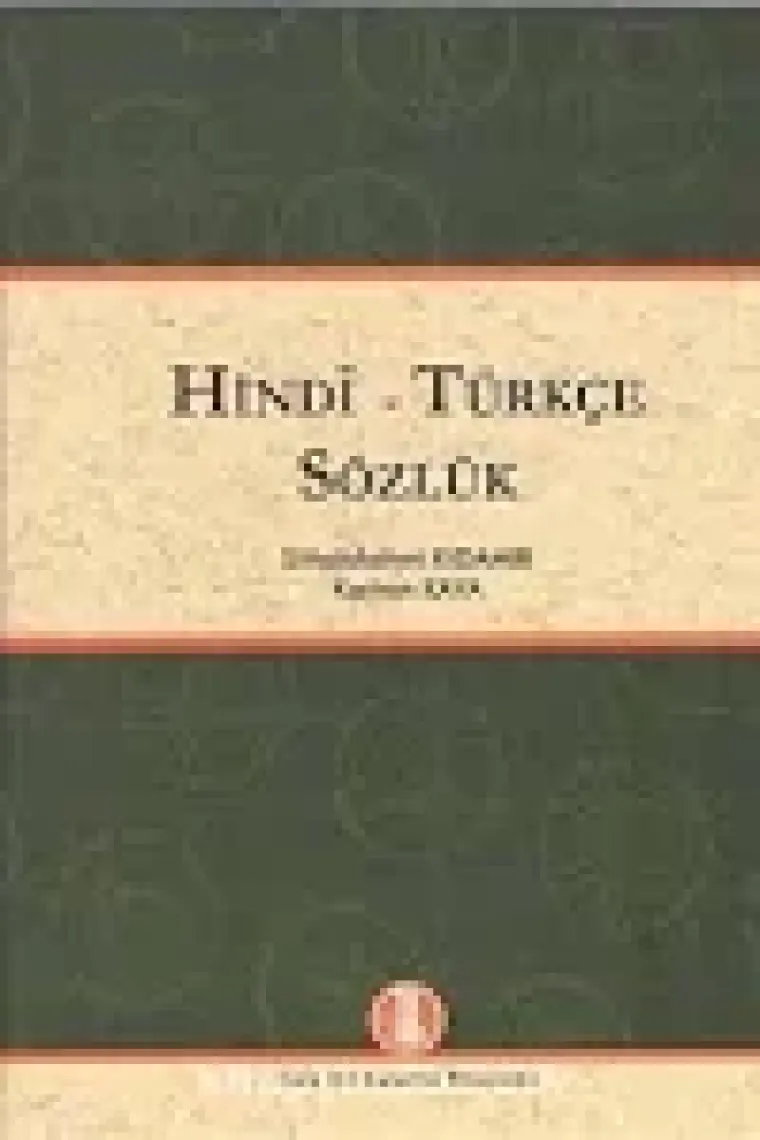Hindi - Türkçe Sözlük - Korhan Kaya
