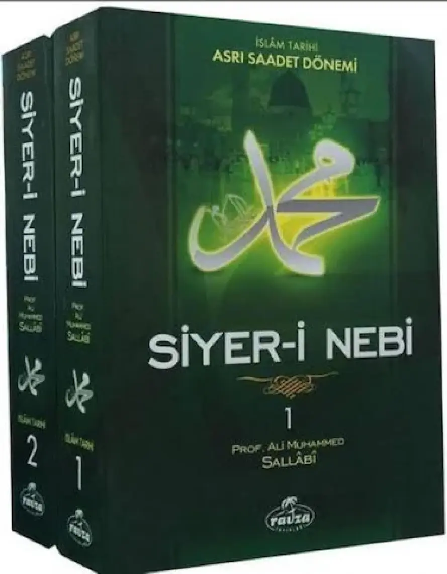 Ravza Yayınları Siyer-I Nebi (2 Cilt Takım, Karton Kapak, 2. Hamur) - Ali Muhammed Sallabi - Ravza Yayınları