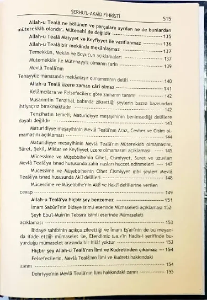 Şerhul Akaid-i Nesefi Tercümesi
