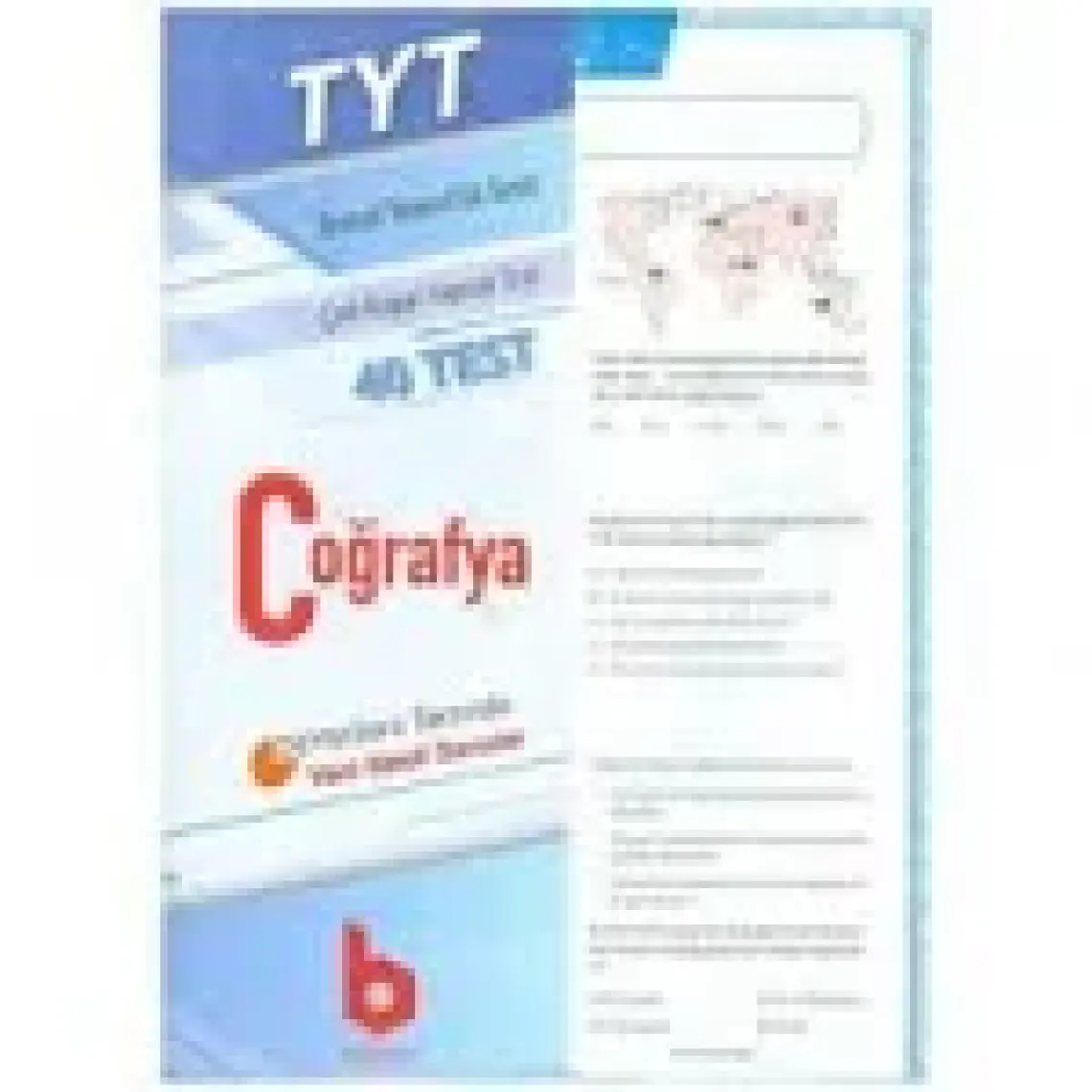 Basamak Yayınları Tyt Coğrafya Çek Kopar Yaprak Test Basamak Yayınları
