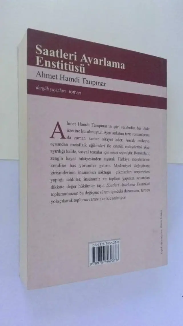 Saatleri Ayarlama Enstitüsü - Ahmet Hamdi Tanpınar