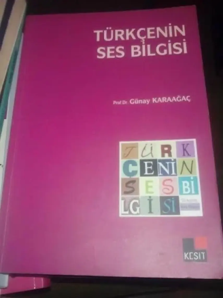 Türkçenin Ses Bilgisi