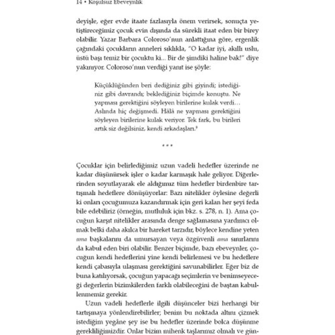 Koşulsuz Ebeveynlik - Alfie Kohn