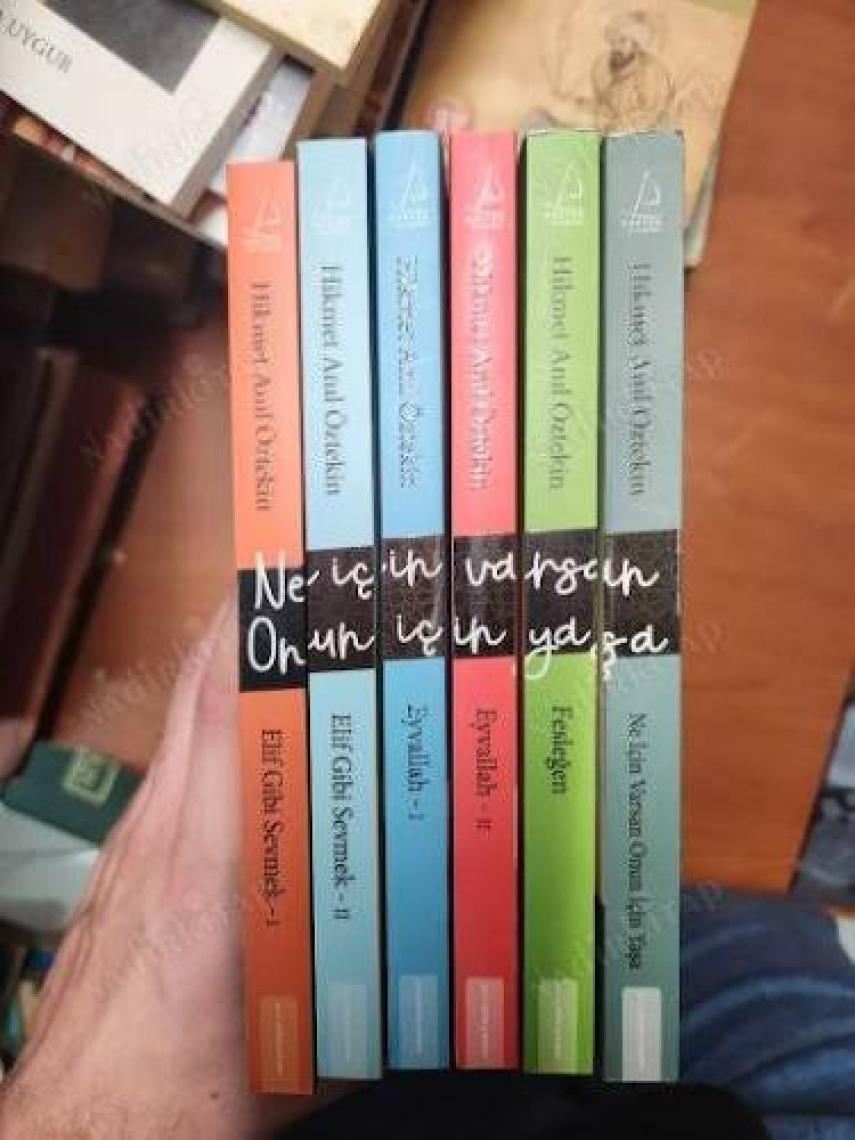 Fesleğen - Elif Gibi Sevmek 1 - Elif Gibi Sevmek 2 - Eyvallah 1 - Eyvallah 2 - Ne İçin Varsan Onun İçin Yaşa: Bir Arayışın Romanı - Hikmet Anıl Öztekin