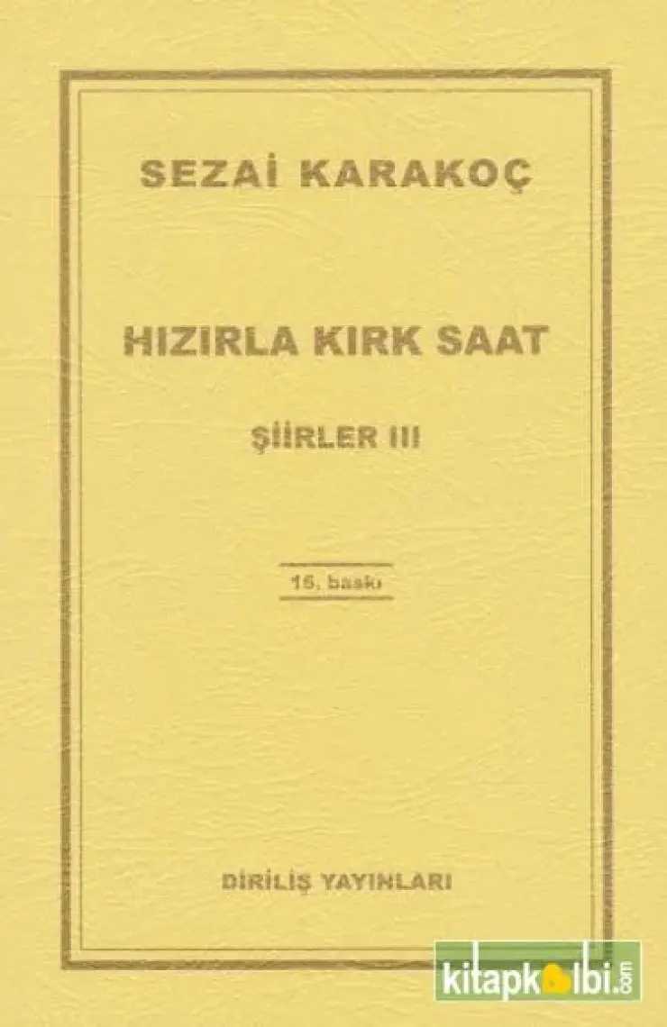 Hızırla Kırk Saat Şiirler 3