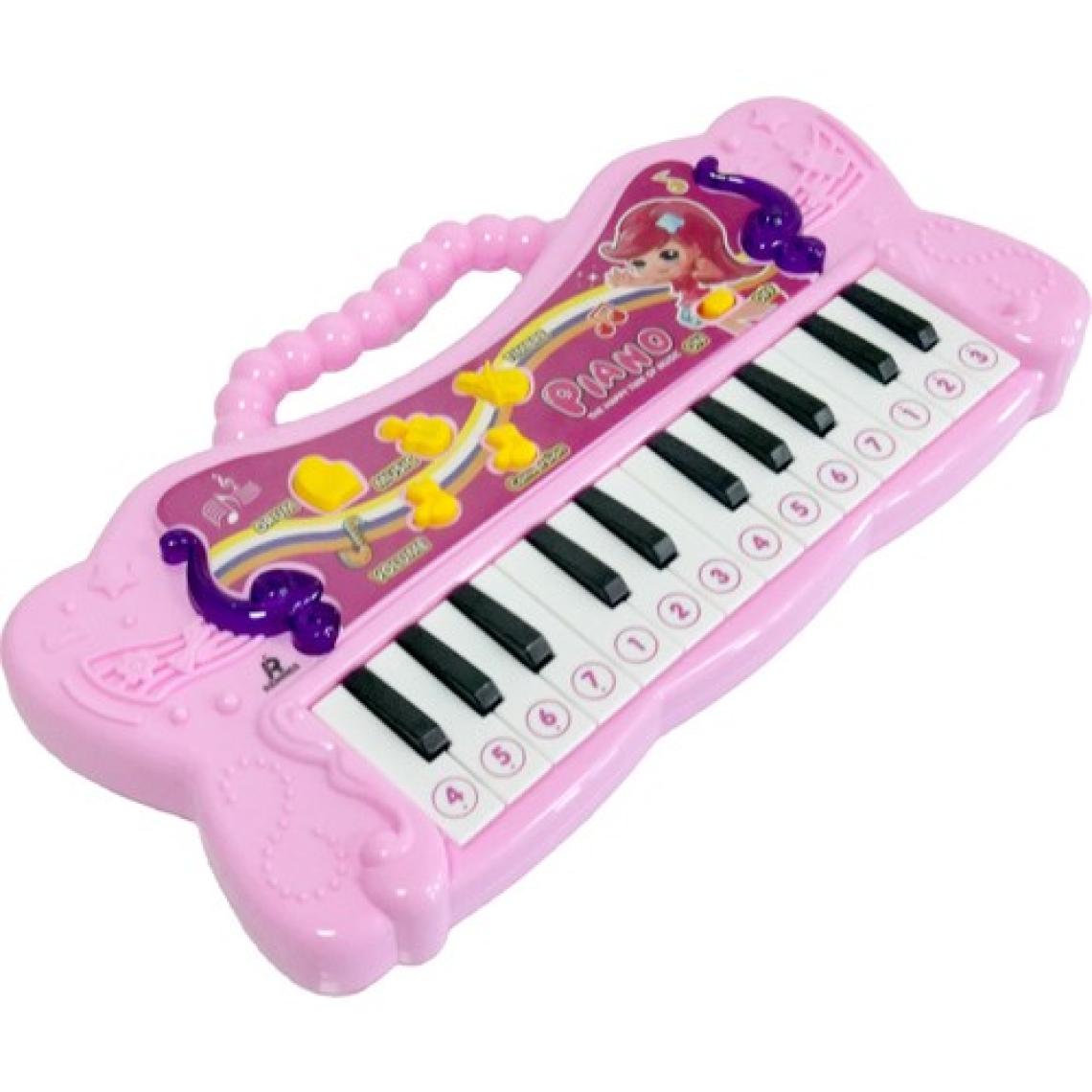 Rennes NP-150PK 24 Tuşlu Portatif Mini Oyuncak Çocuk Piyanosu Pembe