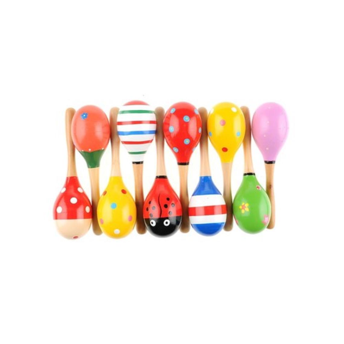 Learning Toys 2'li Ahşap Marakas Seti