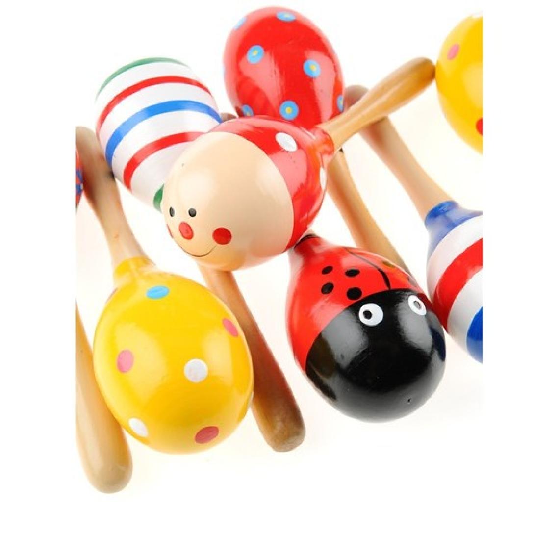 Learning Toys 6'lı Ahşap Marakas Seti
