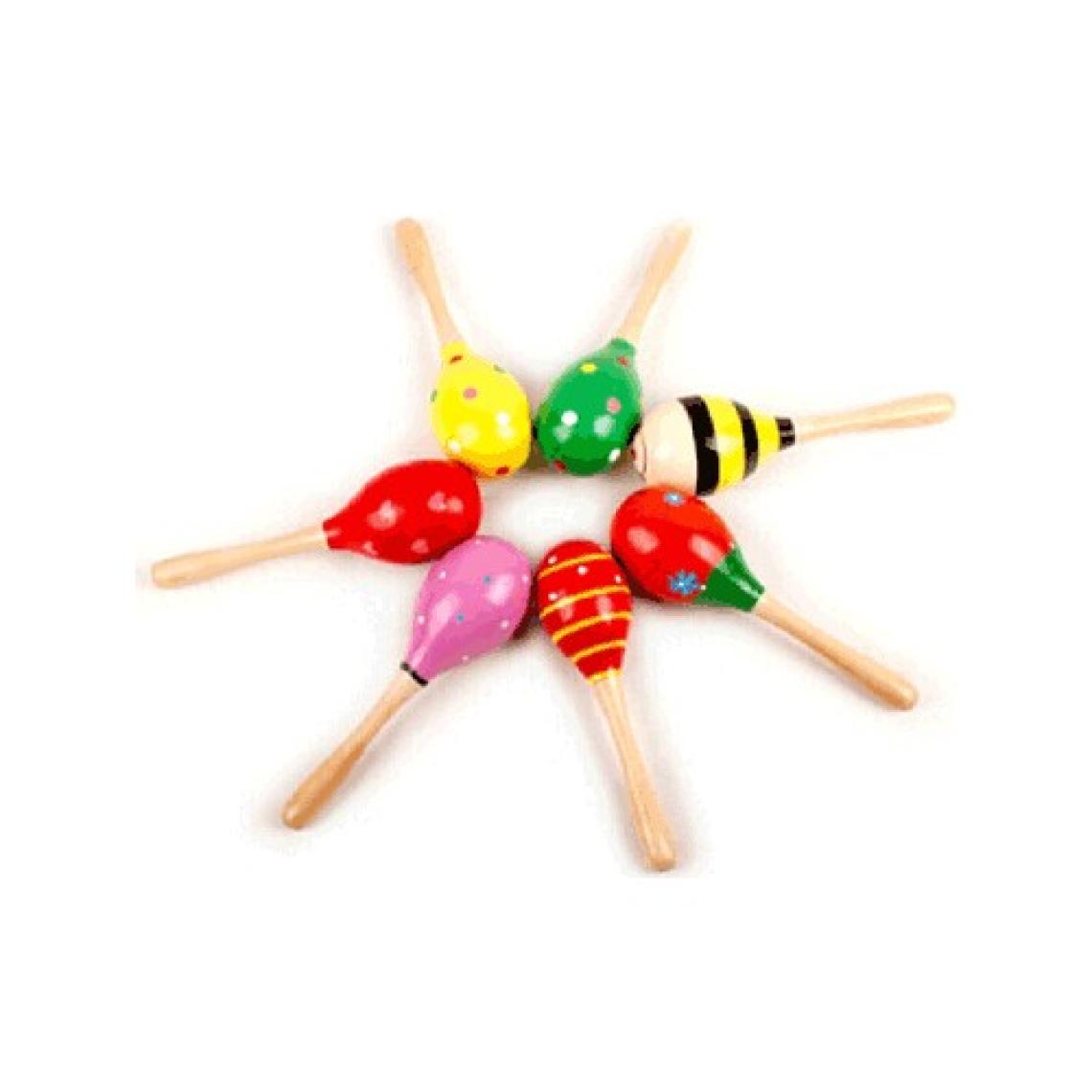 Bubu Ahşap Marakas Yeşil