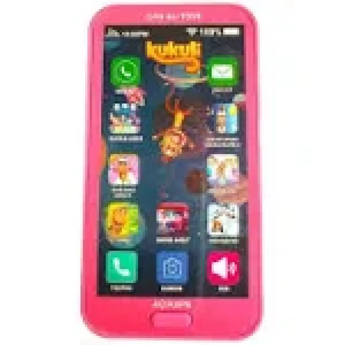 Can Ali Toys Oyuncak Kukuli Telefon Dokunmatik 12 Fonksiyonlu Türkçe Sesli Işıklı Müzikli Lisanslı Pembe Renk