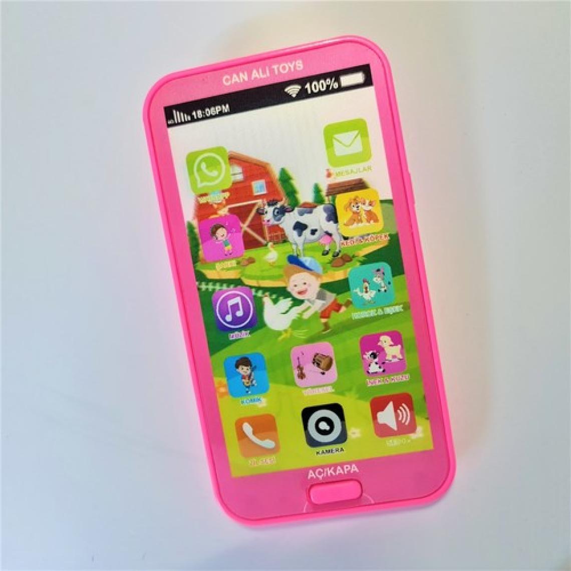 Can Ali Toys Türkçe Müzikli Hayvan Sesli Dokunmatik  Telefonum