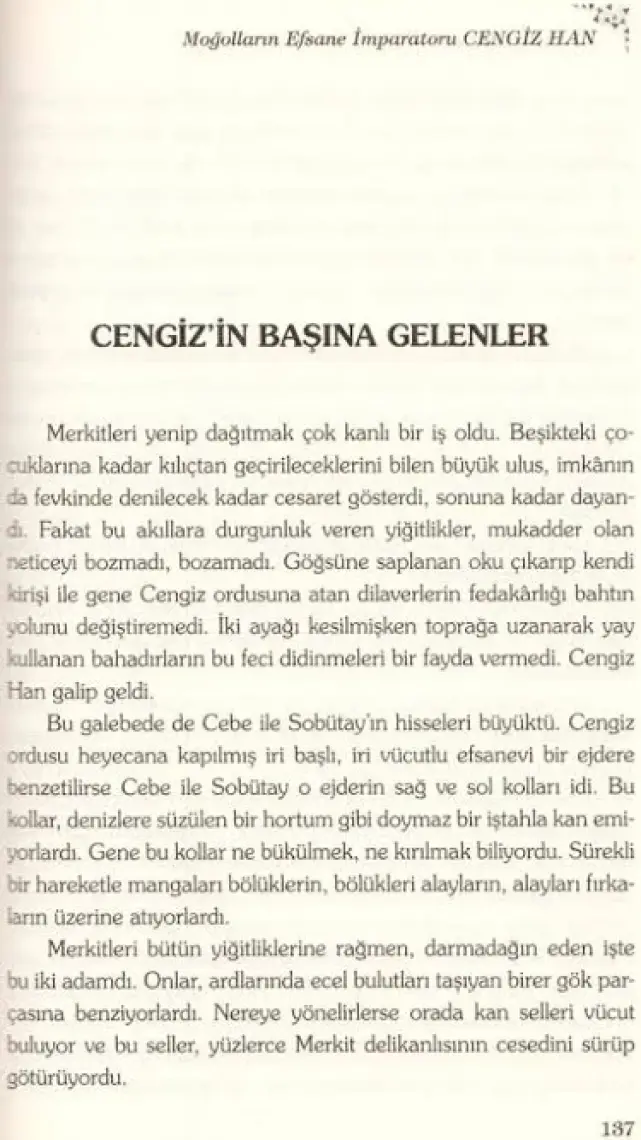 Moğolların Efsane İmparatoru Cengiz Han - Mehmet Samih Fethi