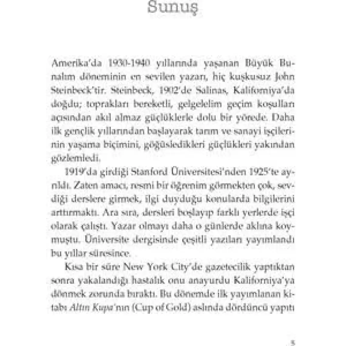 Inci Sel Yayıncılık John Steinbeck