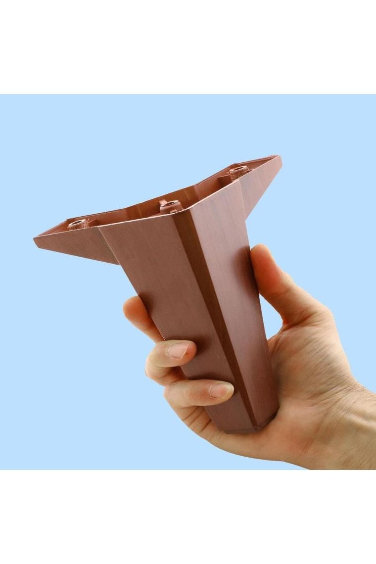 Sedir Lüks Mobilya Kanepe Koltuk Baza Tv Ünitesi Yükseltici Ayağı Ayakları 12 Cm Ahşap Desenli Ayak